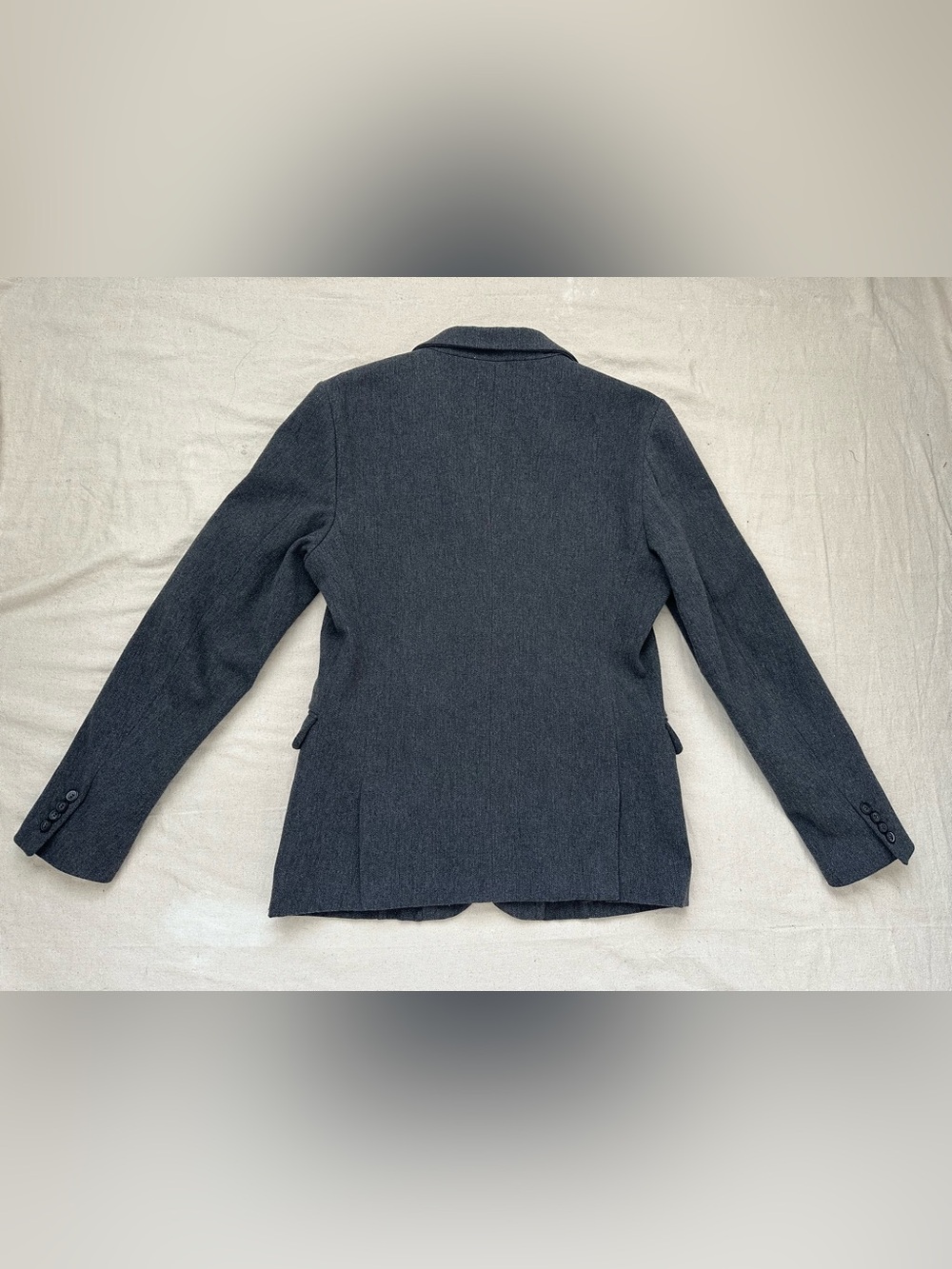 DIESEL Charcoal Grey Wool Blend Blazer Jacket - Size L (Runs Small / Slim Fit) - Picture 4 of 16